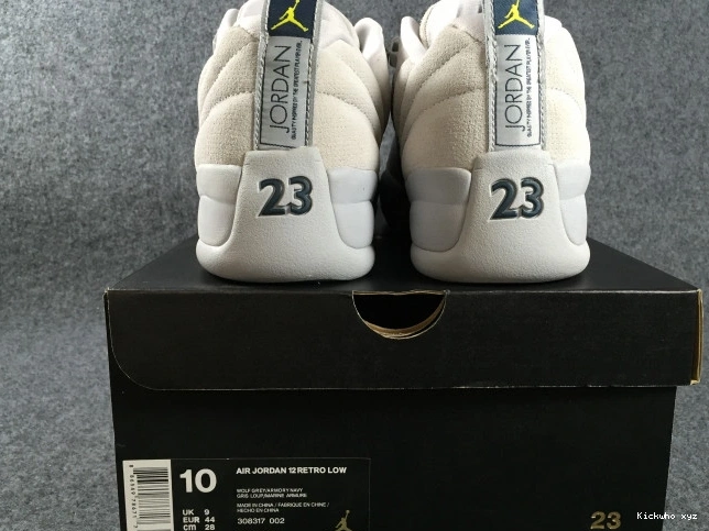 308317-002 Air Grey Suede Low Jordan 12 0728